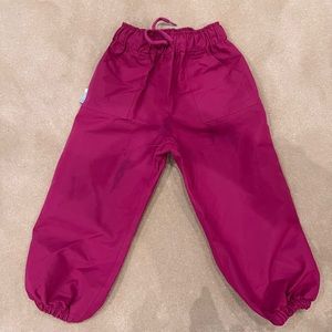 Jan and Jul Waterproof Toddler Rain Pants, 2T